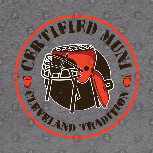 Cleveland Football Tradition Certified Muni by DeepDiveThreads